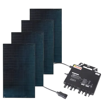 4 Zonnepanelen set