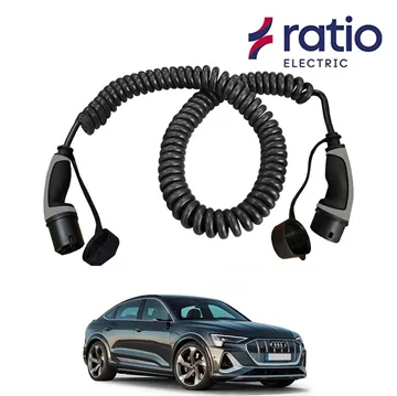 Ratio Laadkabel Audi E-Tron S Sportback - Spiraal