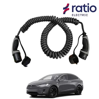 Ratio Laadkabel Tesla SUV Model X - Spiraal