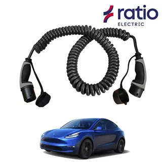 Ratio Laadkabel Tesla Model Y - Spiraal