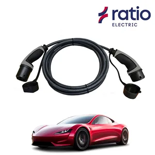 Ratio Laadkabel Tesla Roadster - Recht