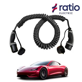 Ratio Laadkabel Tesla Roadster - Spiraal