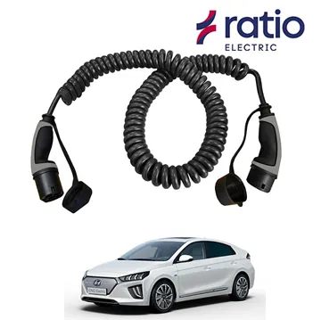 Ratio Laadkabel Hyundai Ioniq - Spiraal