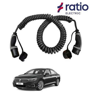 Ratio Laadkabel Volkswagen Passat GTE - Spiraal