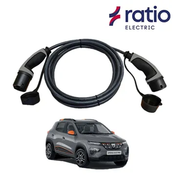 Ratio Laadkabel Dacia Spring - Recht