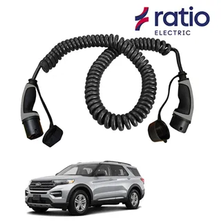 Ratio Laadkabel Ford Explorer Hybride - Spiraal