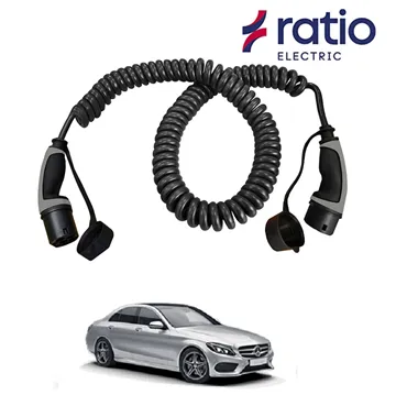 Ratio Laadkabel Mercedes C 350e Plug-In Estate - Spiraal
