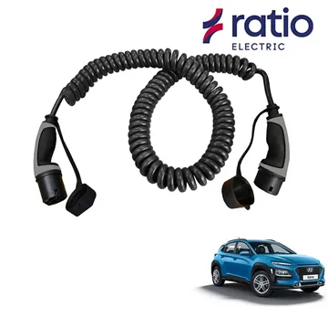 Ratio Laadkabel Hyundai Kona - Spiraal