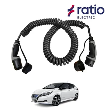 Ratio Laadkabel Nissan Leaf - Spiraal