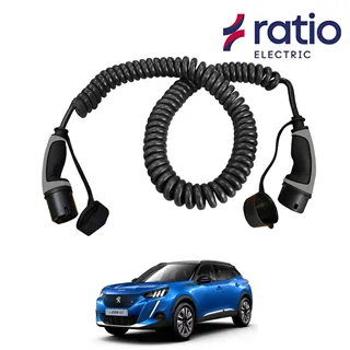 Ratio Laadkabel Peugeot e-2008 SUV - Spiraal