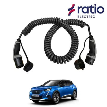 Ratio Laadkabel Peugeot e-2008 SUV - Spiraal