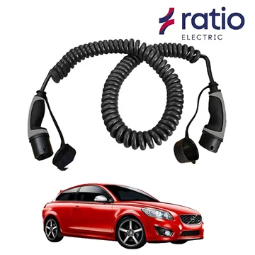 Ratio Laadkabel Volvo C30 Drive electric - Spiraal