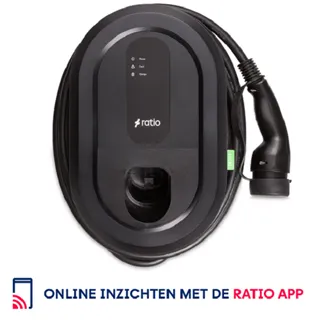 Ratio Solar wallbox - model 2023 - met kabel